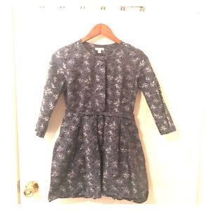 Gap grey-blue peplum top/jacket/tunic.